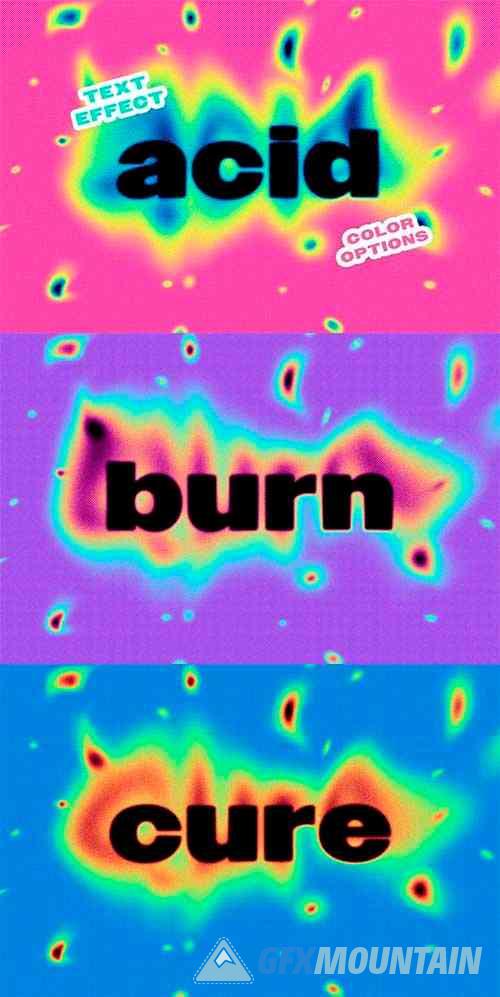 Trippy Thermal Vision Text Effect