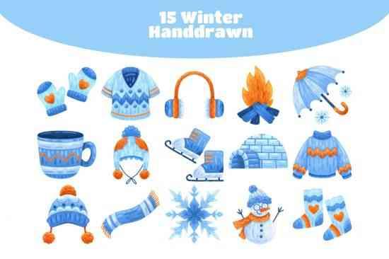 Winter Handdrawn Style