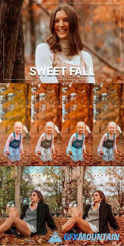 Sweet Fall LUT Collection