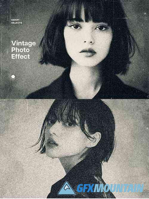 Vintage Noir Photo Effect