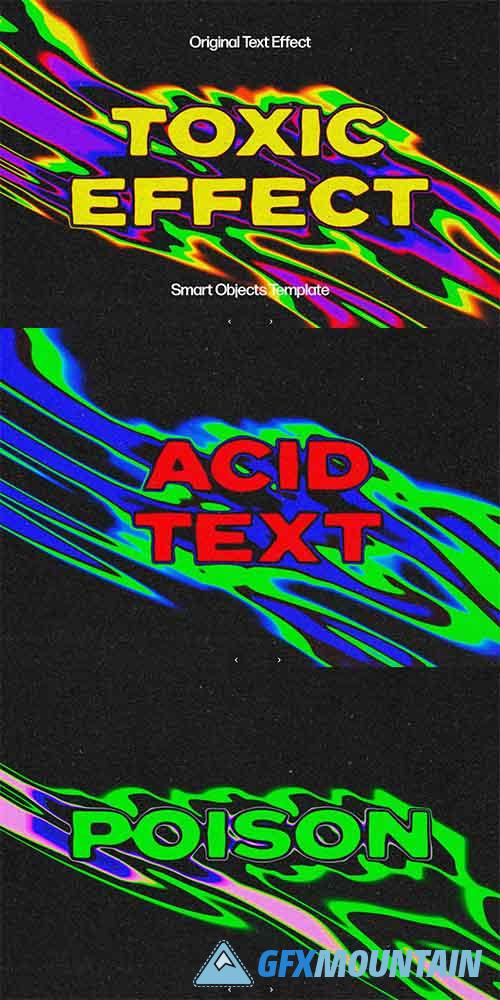 Trippy Acid Text Effect