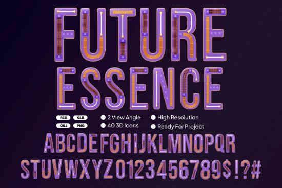 Future Essence 3D Abstract