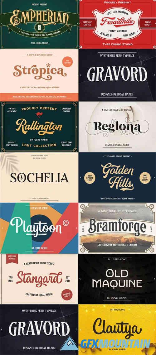 Premium Fonts Bundle