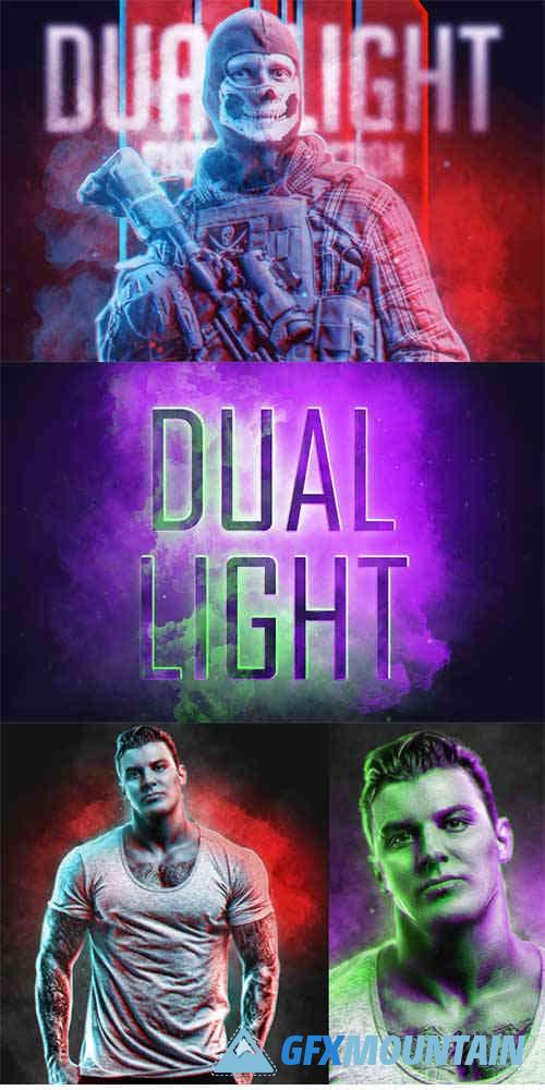 Dual Light Photoshop Action