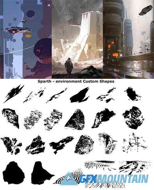 Brushes and shapes for Photoshop