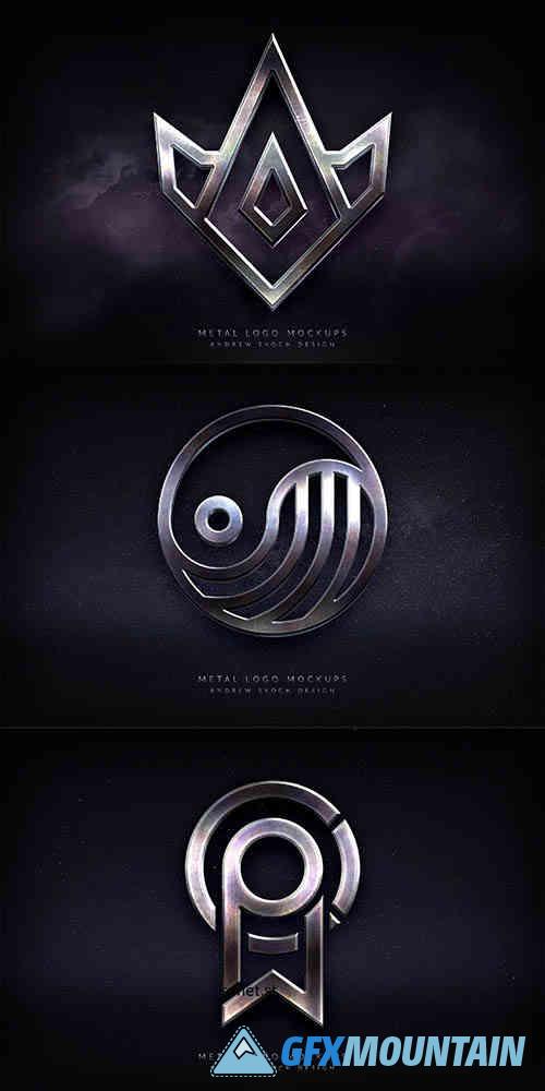 Metal Logo Mockups