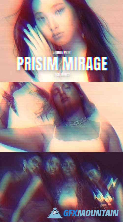 Prism Split PSD Photo Effect