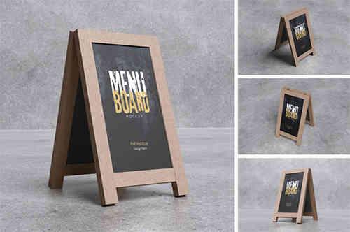 Menu Board Mockup