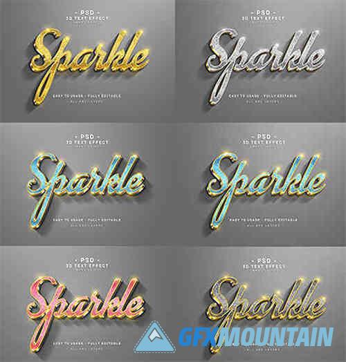 Psd text effect set