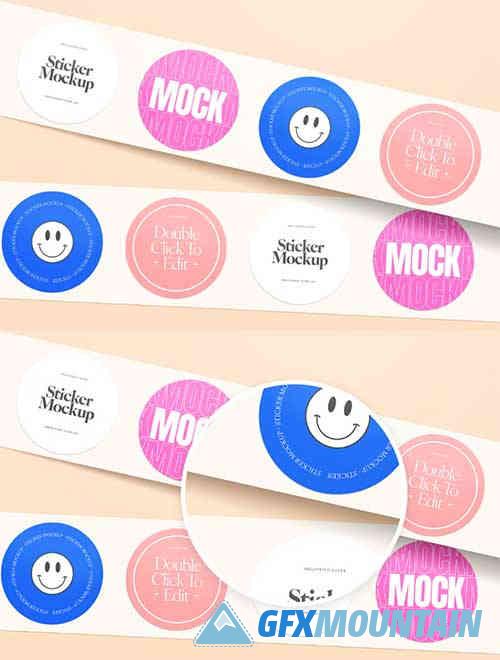 Sticker Tape Mockup