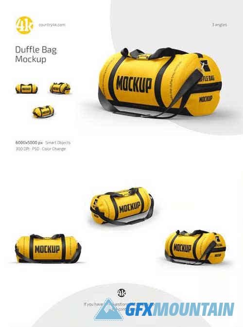 Duffle Bag Mockup Set