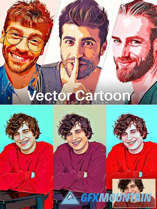 Vector Cartoon Photoshop Action