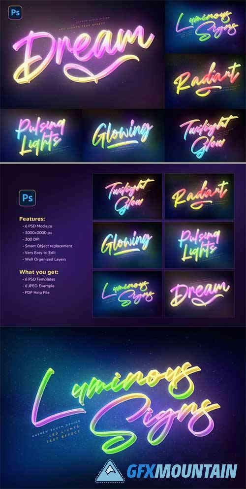 Dreamy Lights Text Effects