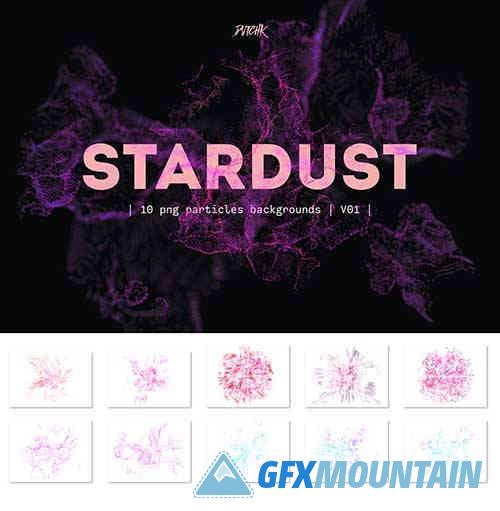 Stardust | Transparent Particles Backgrounds