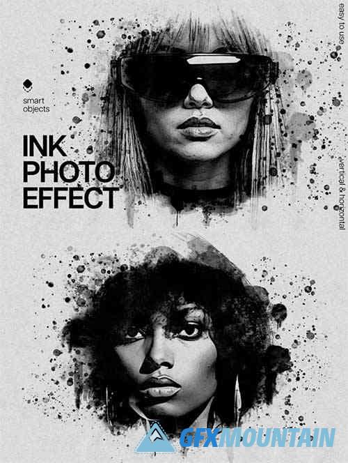 Ink Splash Photo Effect