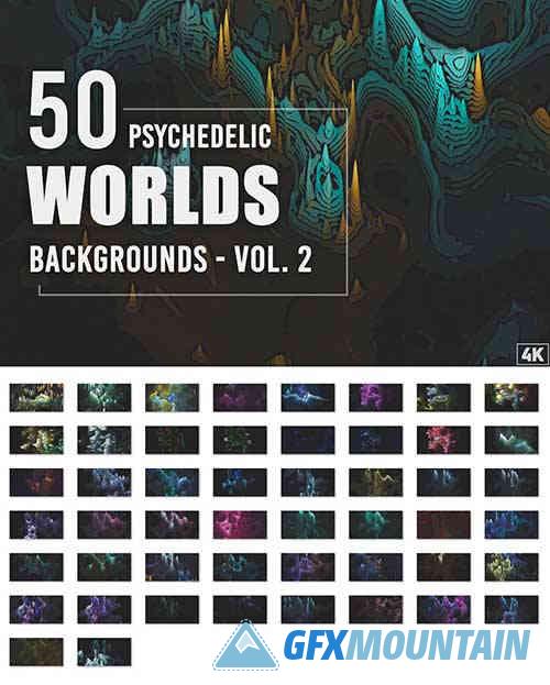 Psychedelic Worlds Backgrounds