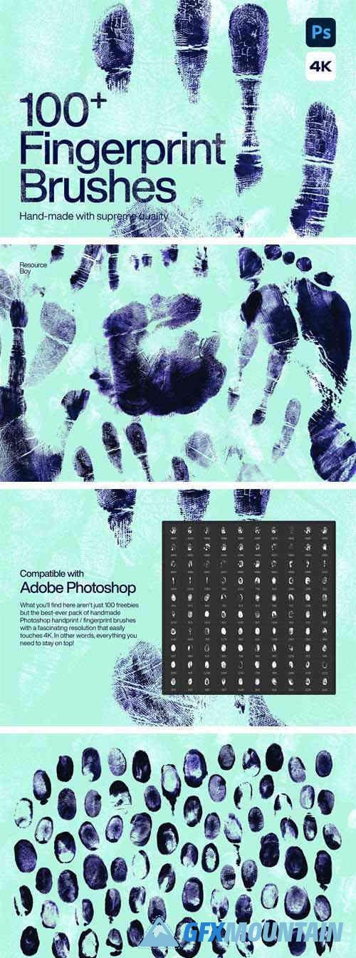 Fingerprint Photoshop Brushes - Handmade with Supreme Quality