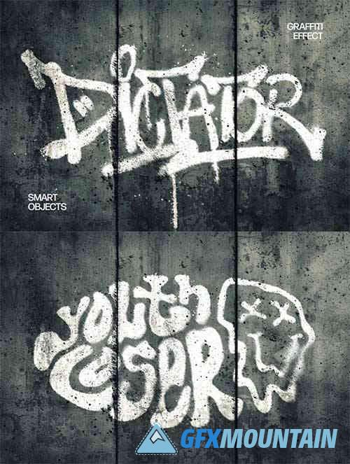 Urban Graffiti Text & Logo Effect