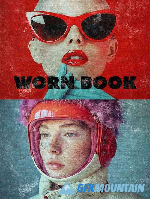 Worn Book Photo Effect