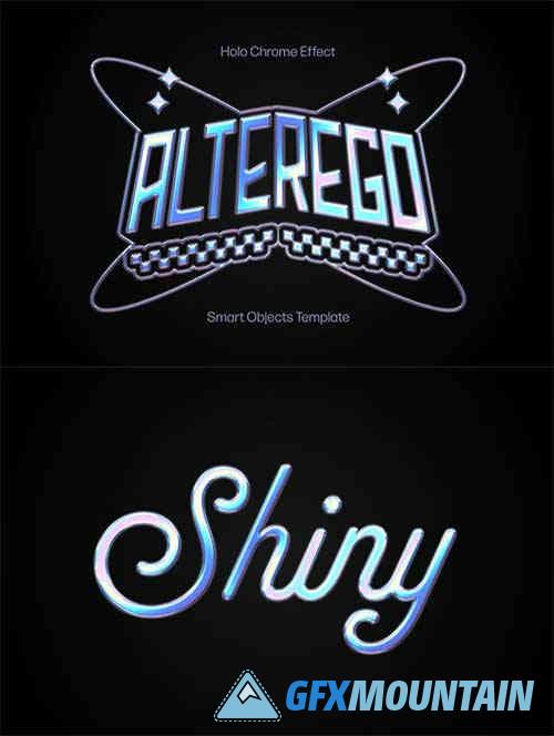 Holographic Text & Logo Effect