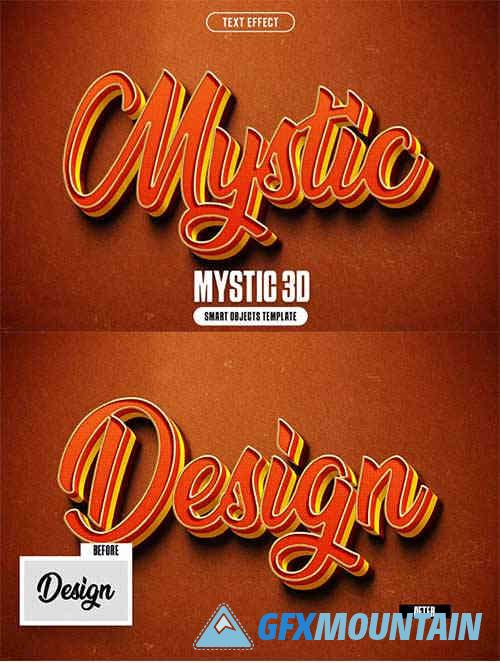 Mystic 3D Text Effect