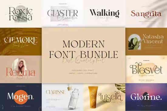 Modern Font Bundle