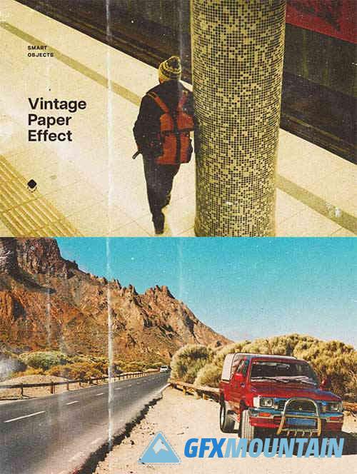 Vintage Paper Photo Effect