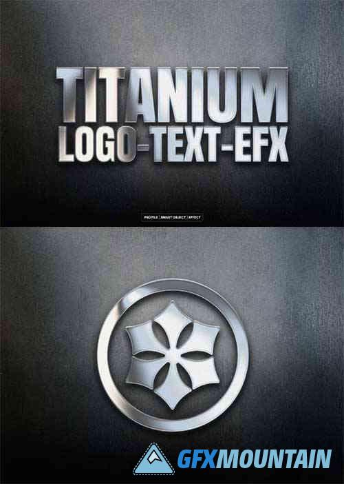 Polished Steel Text & Logo Effect