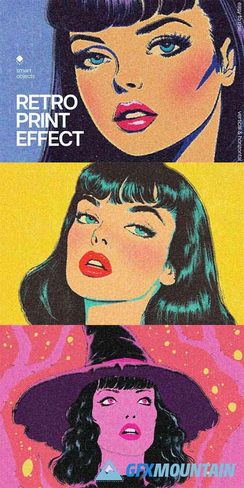 Retro Print Design Effect