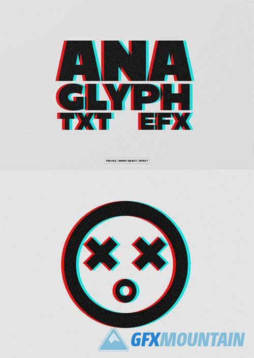 Anaglyph Text and Logo Effect