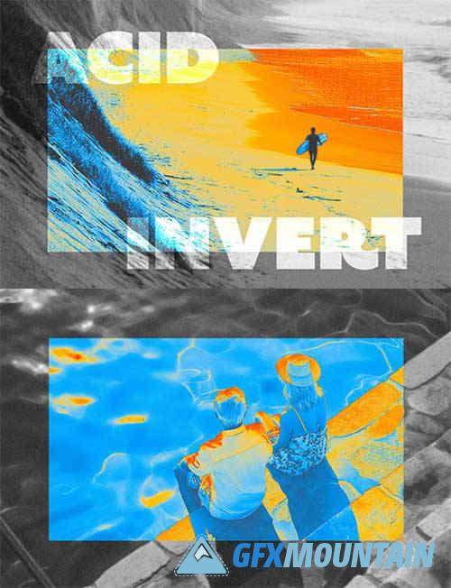 Acid Invert Photo Effect