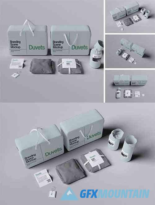 Corporate Branding Mockup Scenes