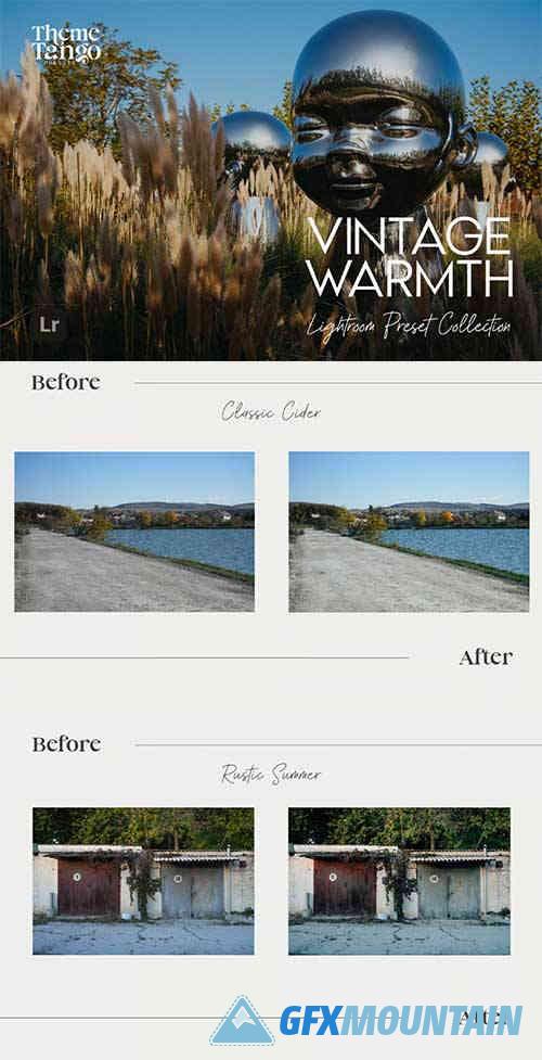 Warm Vintage Film Lightroom Presets