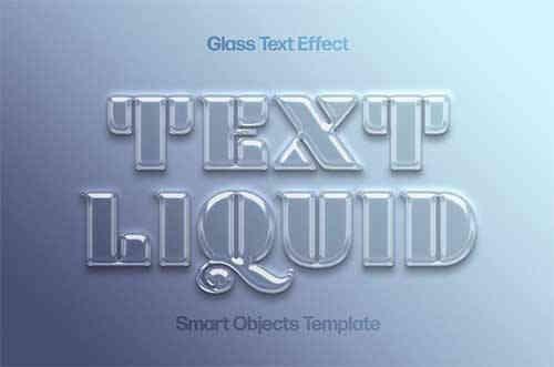 Glass Text Effect