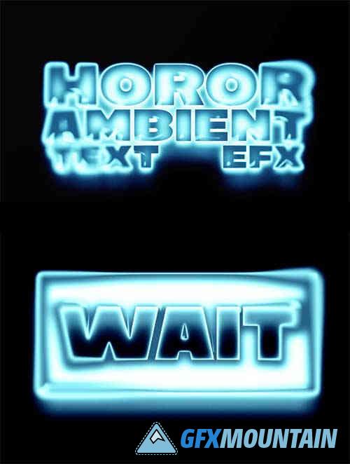 Horror Ambient Text and Logo Effect