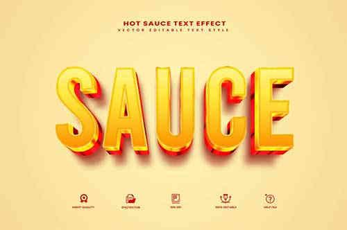 Hot Sauce Editable Text Effect