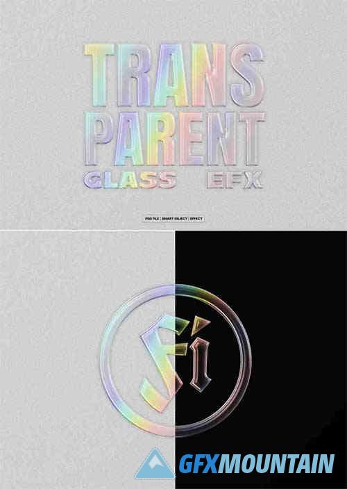 Transparent Glass Text and Logo Effect