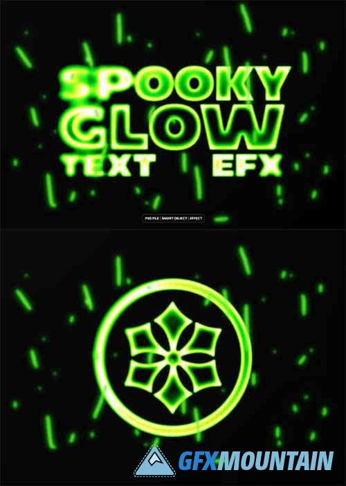 Spooky Glow Text and Logo Effect