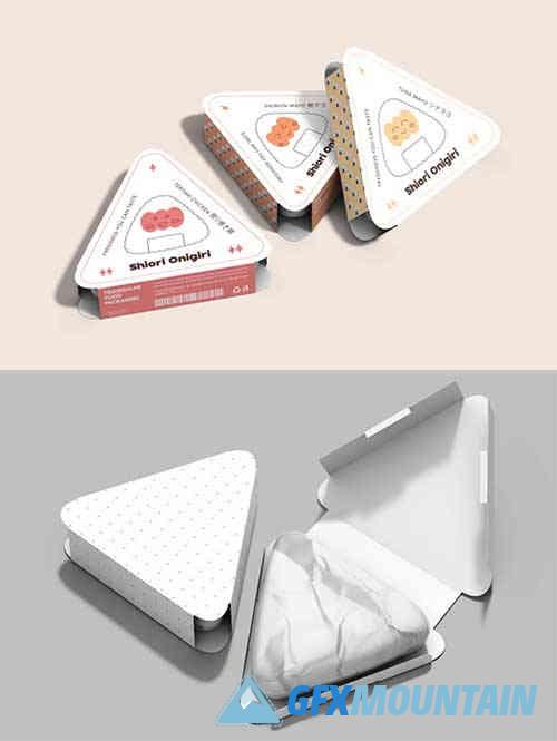 Onigiri Packaging Mockup