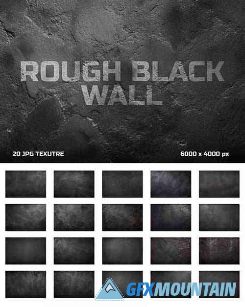 Rough Black Wall Texture