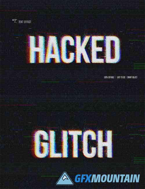 Glitch Hacked Text Effect