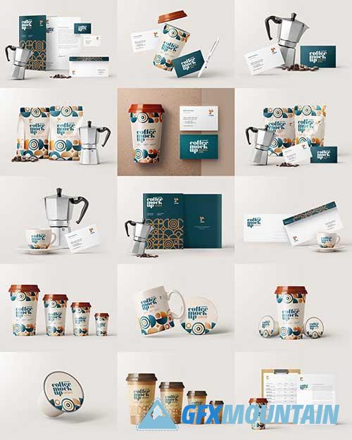 Coffee Branding Mockup Set