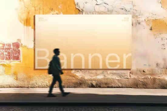 Daylight Outdoor Banner Mockup