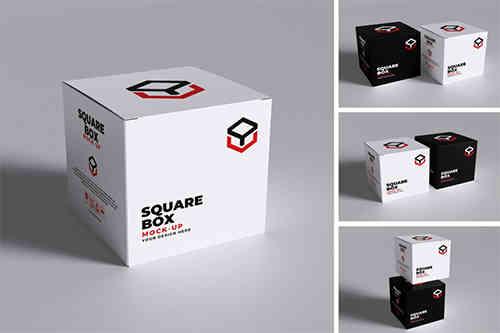 Square Box - Mockup