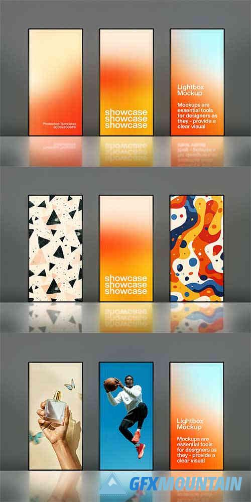 Gallery Three Screen Mockups