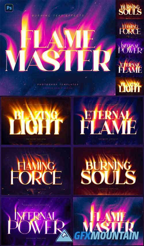 Burning Text Effects