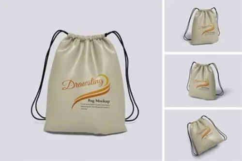 Drawstring Bag Mockups