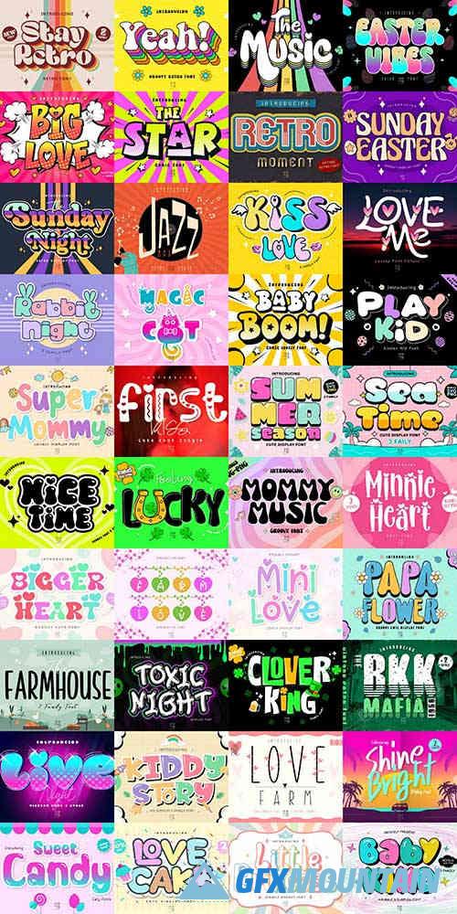 Super Variety Font Bundle