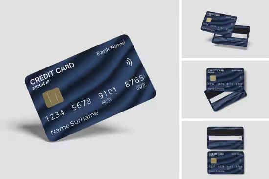 Credit card mockup