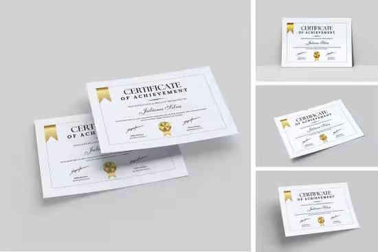 Certificate Mockup